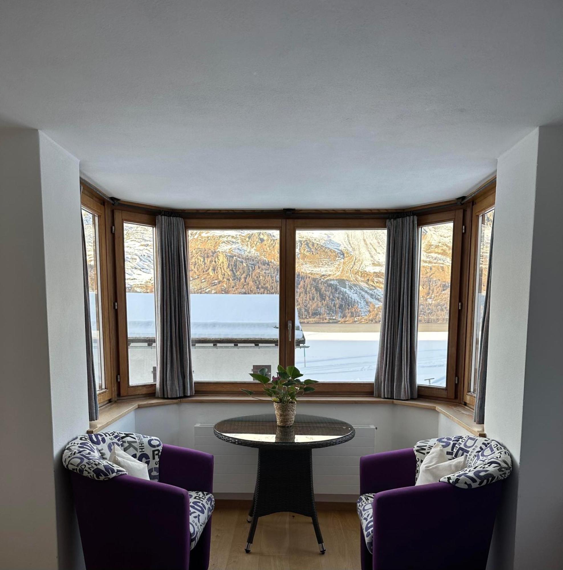 Hotel Ristorante Lagrev Maloja Esterno foto
