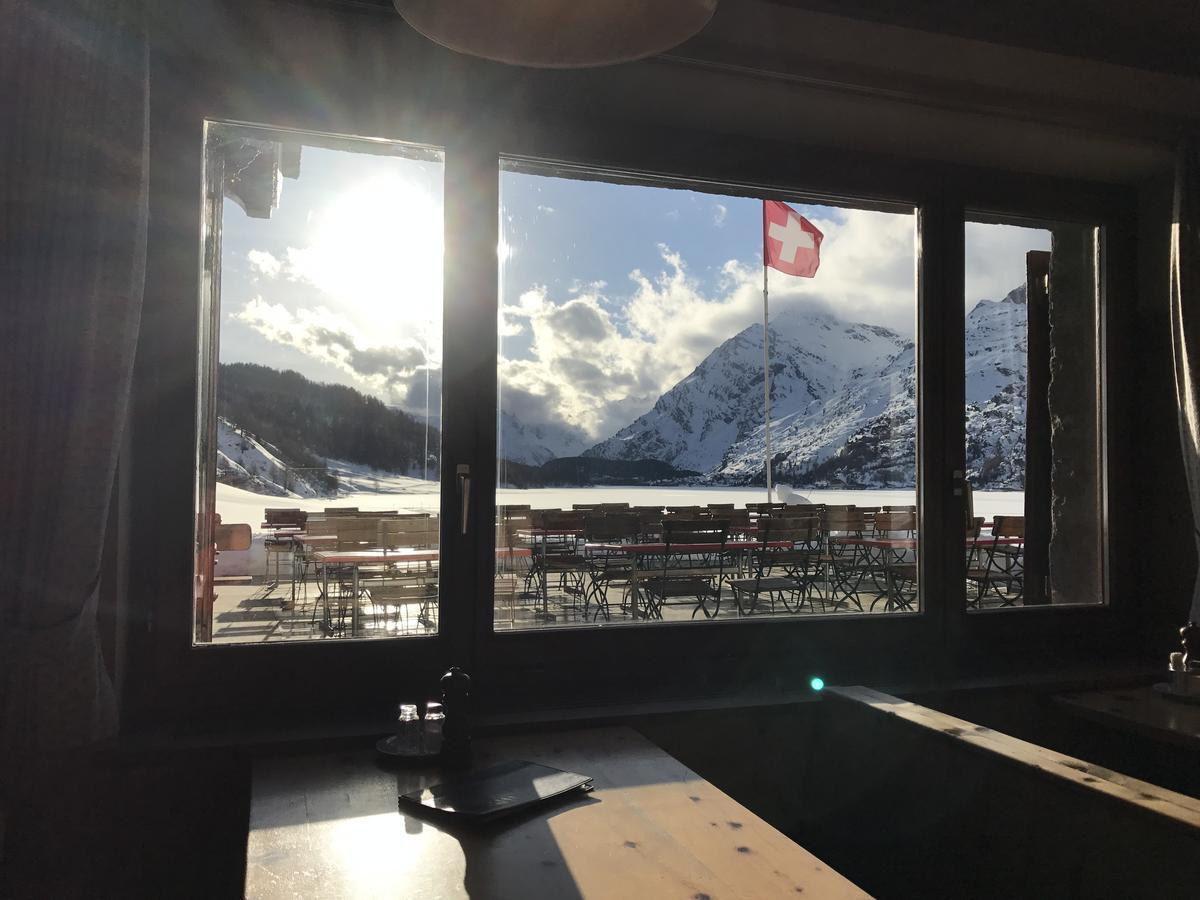 Hotel Ristorante Lagrev Maloja Esterno foto